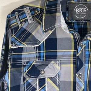 BKE men long sleeve shirt size Large